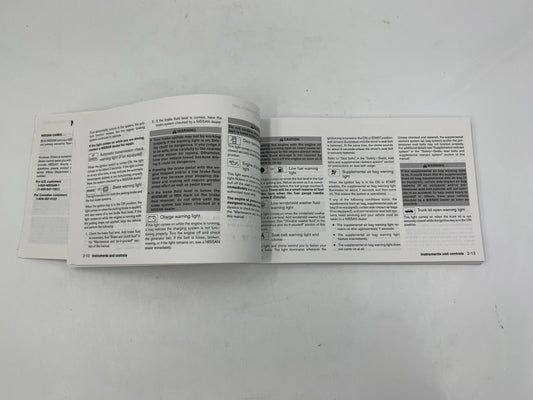 2005 Nissan Altima Owners Manual OEM C04B32029