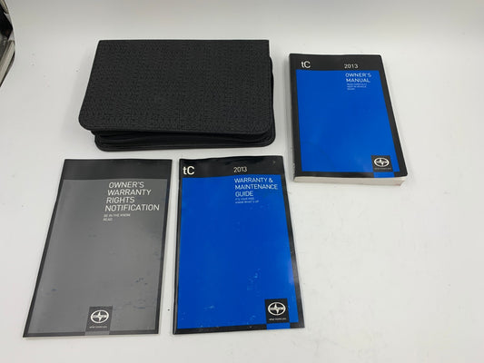 2013 Scion tC Owners Manual Set with Case OEM A02B37003