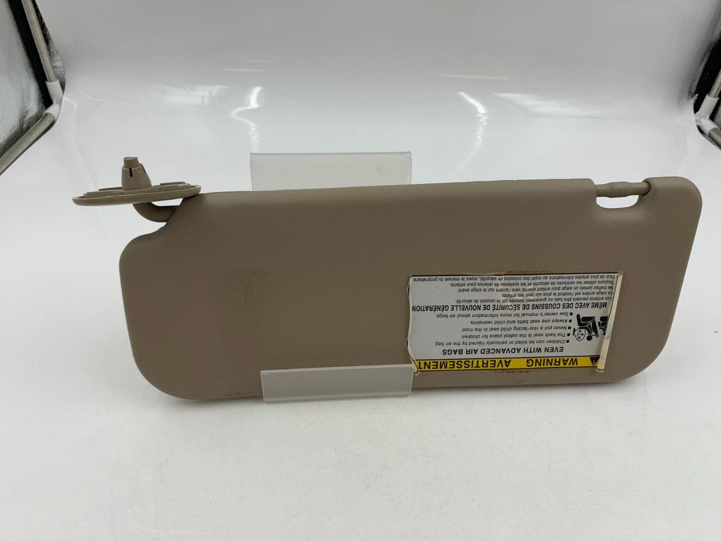 2005-2008 Toyota Corolla Passenger Sun Visor Beige OEM B04B47056