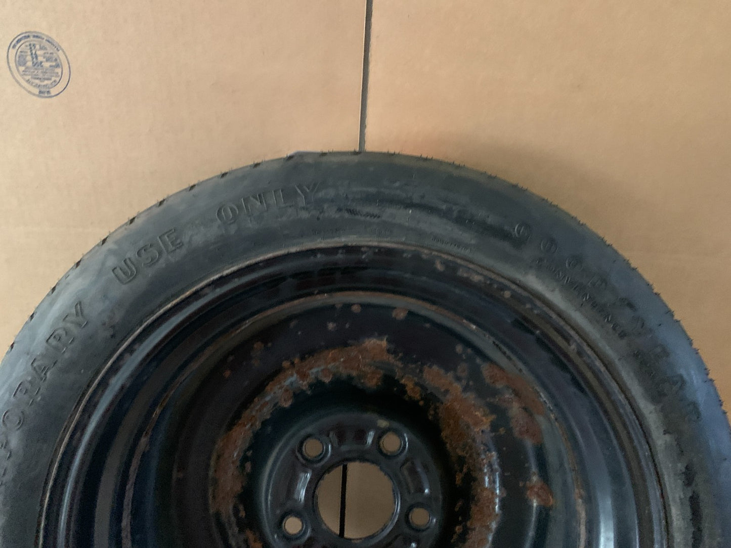 2012-2016 Chrysler Town & Country 17" Spare Tire Compact Donut T145/80D17