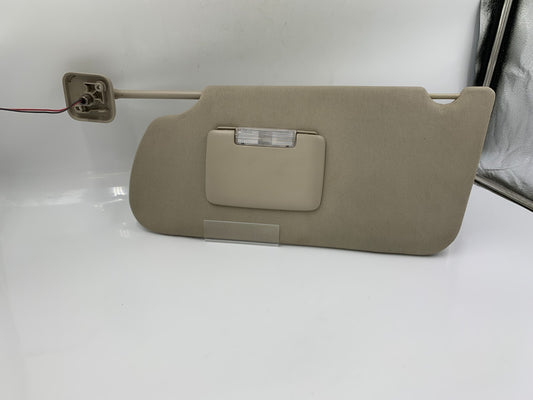 2009-2012 Ford Flex Driver Sun Visor Beige Illuminated OEM D01B54081