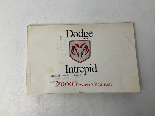 2000 Dodge Intrepid Owners Manual OEM D01B46086