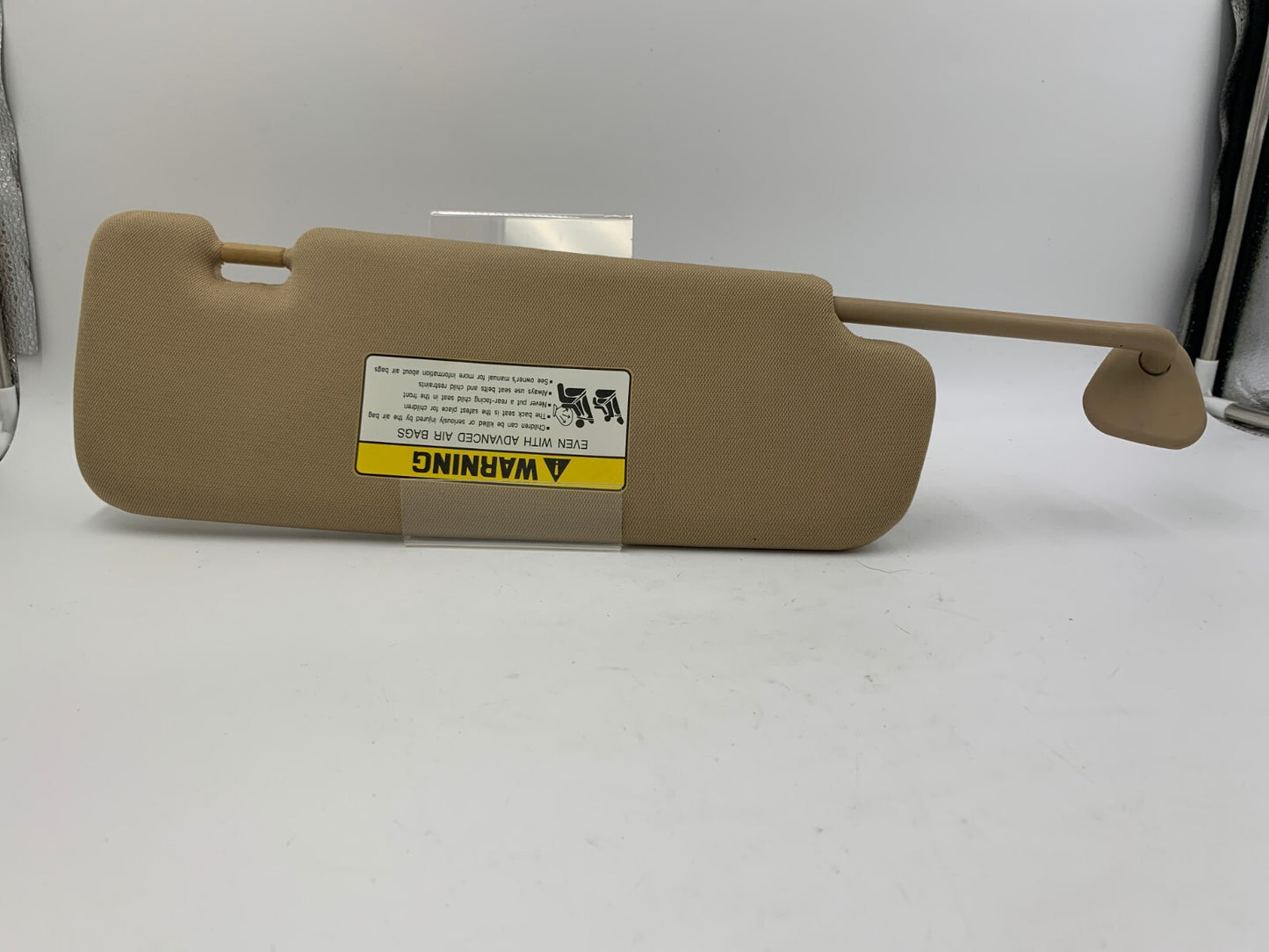 2011-2015 Hyundai Sonata Driver Sun Visor Tan Illuminated OEM E03B58005