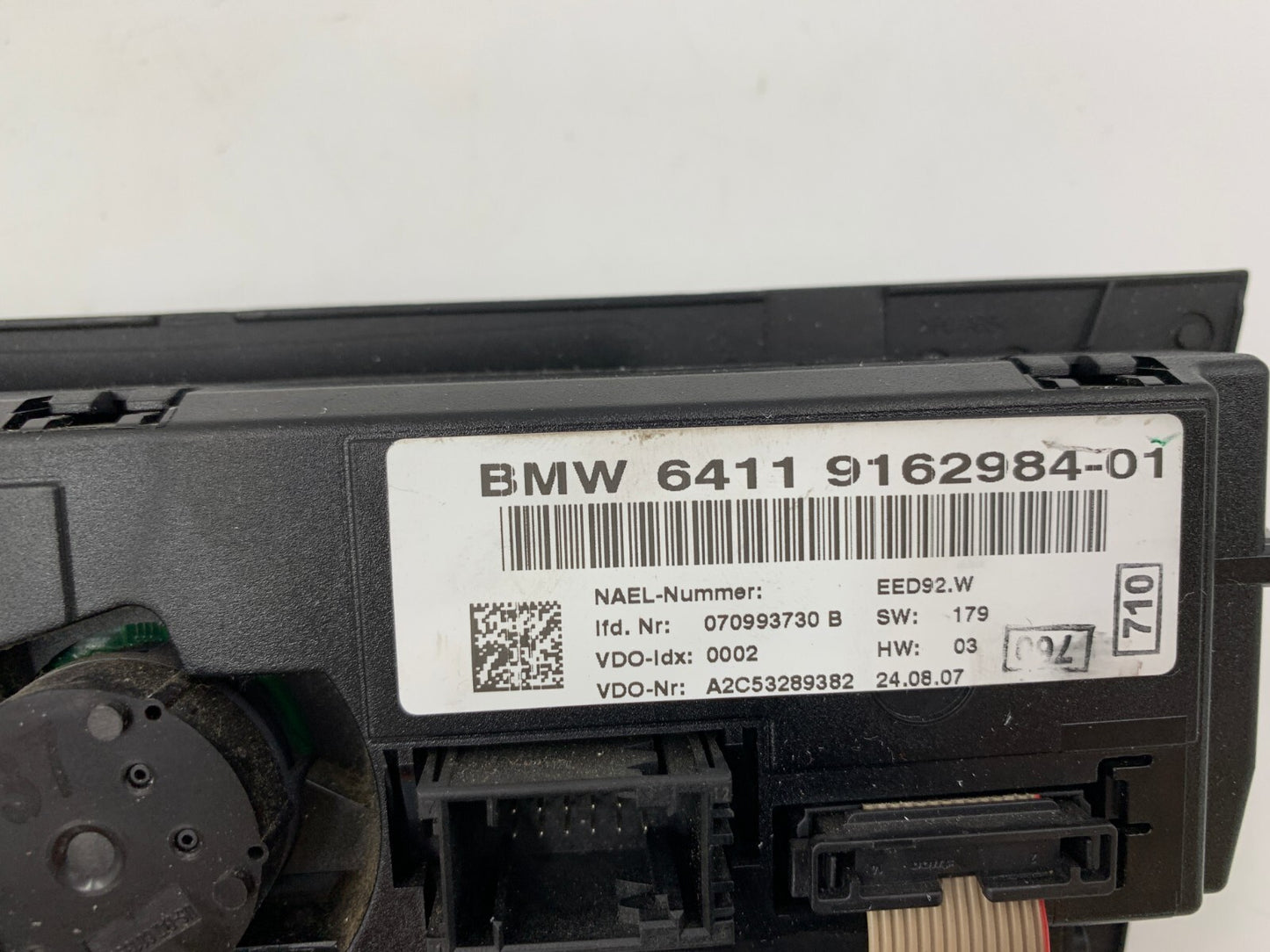 2007-2010 BMW 328i Coupe AC Heater Climate Control Unit OEM E03B27060
