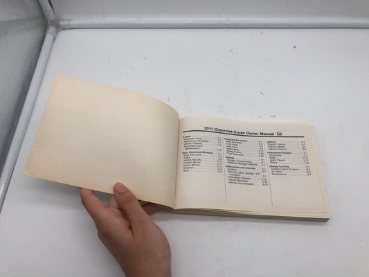 2011 Chevrolet Cruze Owners Manual OEM A02B08015