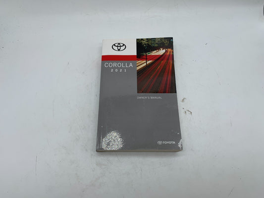 2021 Toyota Corolla Corolla Owners Manual OEM C02B04004