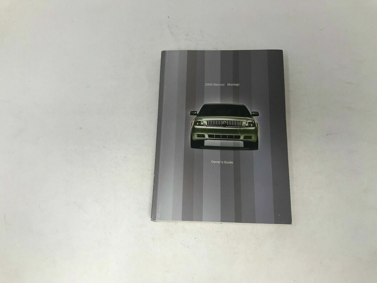 2006 Mercury Montego Owners Manual Set with Case OEM A04B21086