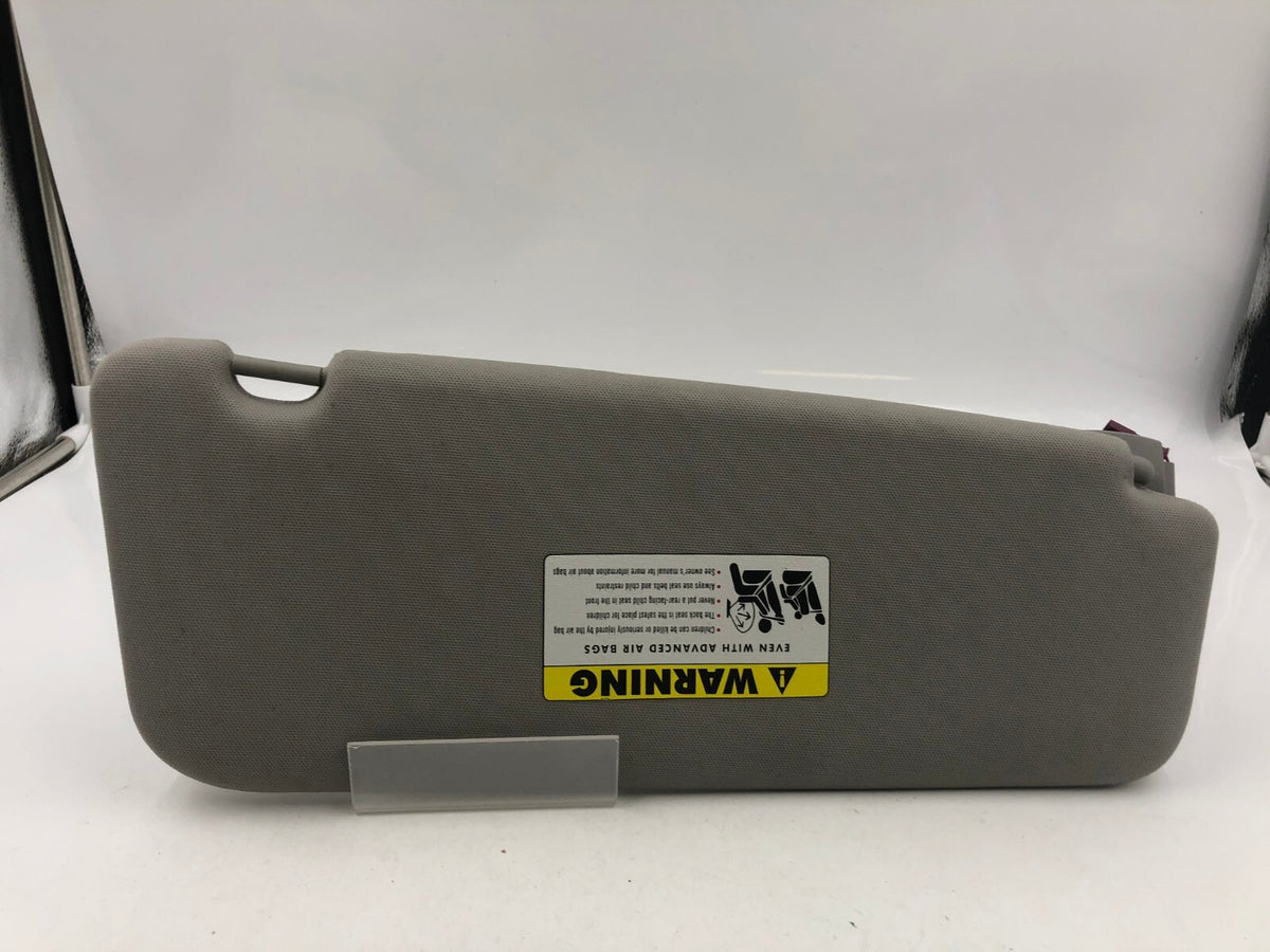 2008-2010 BMW 528i Driver Sun Visor Illuminated Gray OEM B01B16037