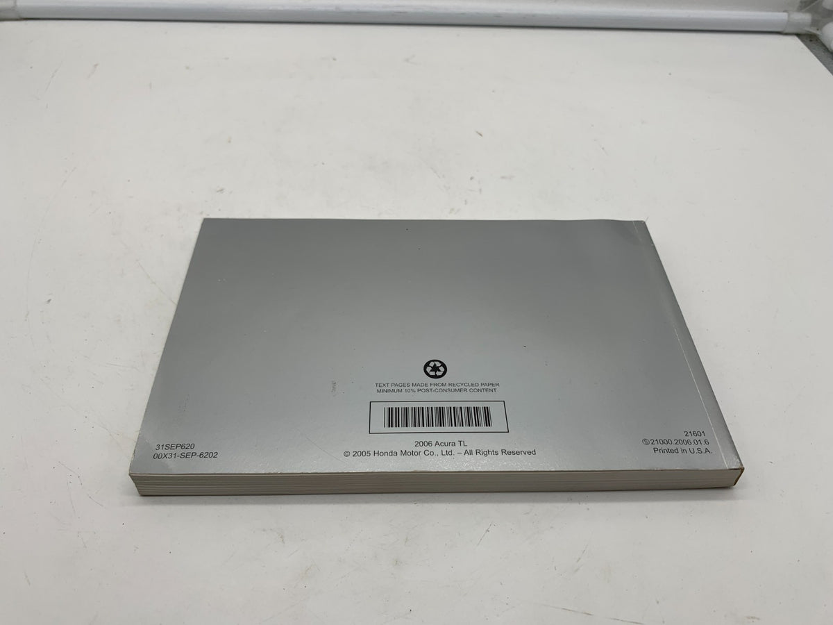 2006 Acura TL Owners Manual OEM A01B52088