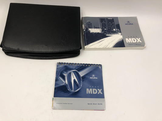 2005 Acura MDX Owners Manual Set with Case OEM C04B50020