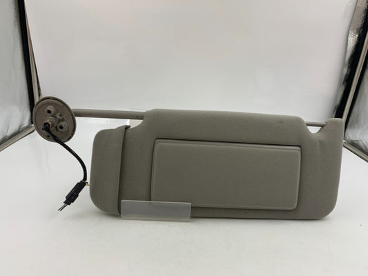2005-2007 Cadillac STS Driver Sun Visor Gray Illuminated OEM B01B12056