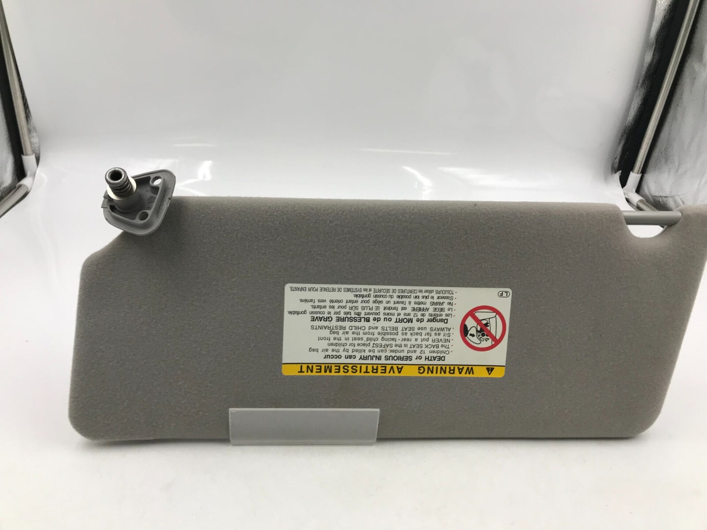 2002-2006 Toyota Camry Passenger Sun Visor Gray OEM B04B21003