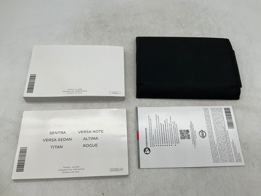 2019 Nissan Altima Sedan Owners Manual Set with Case OEM D01B22024