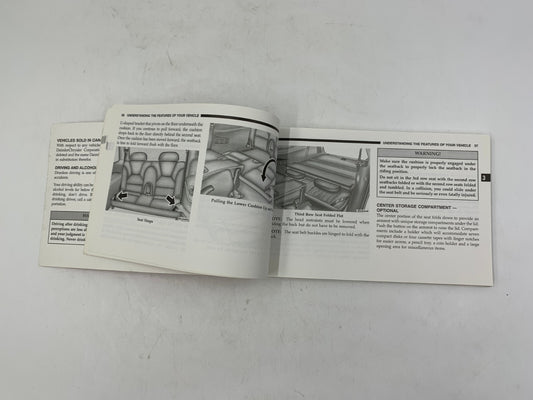 2002 Dodge Durango Owners Manual OEM A01B52034