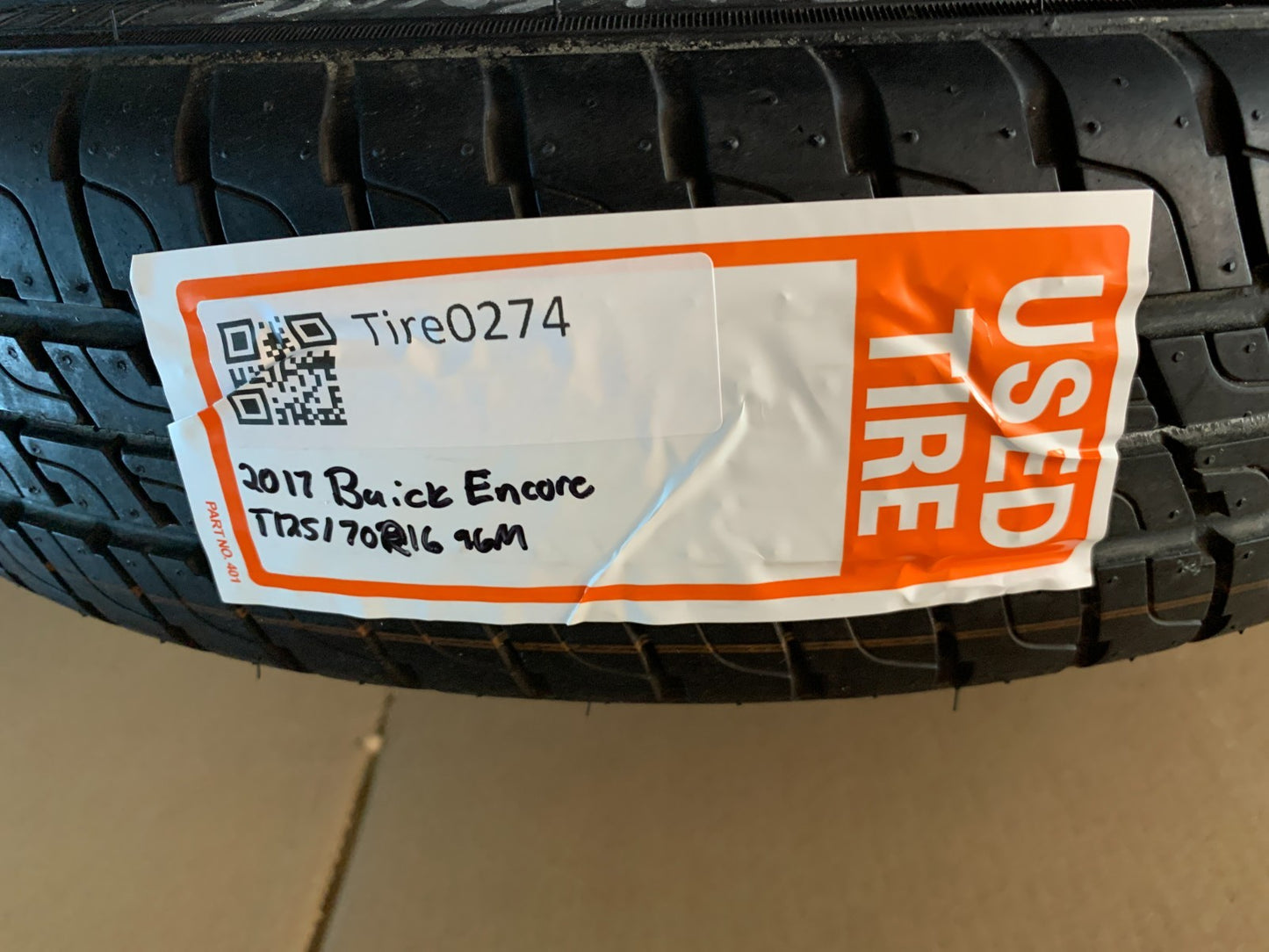 2013-2022 Buick Encore 16" Spare Tire Wheel Compact Donut T125/70R16