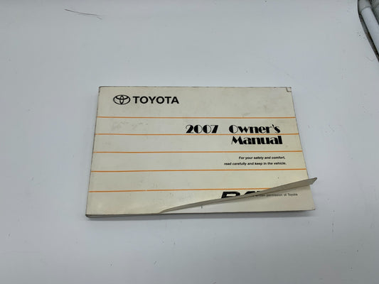 2007 Toyota RAV4 RAV 4 Owners Manual OEM A01B49005