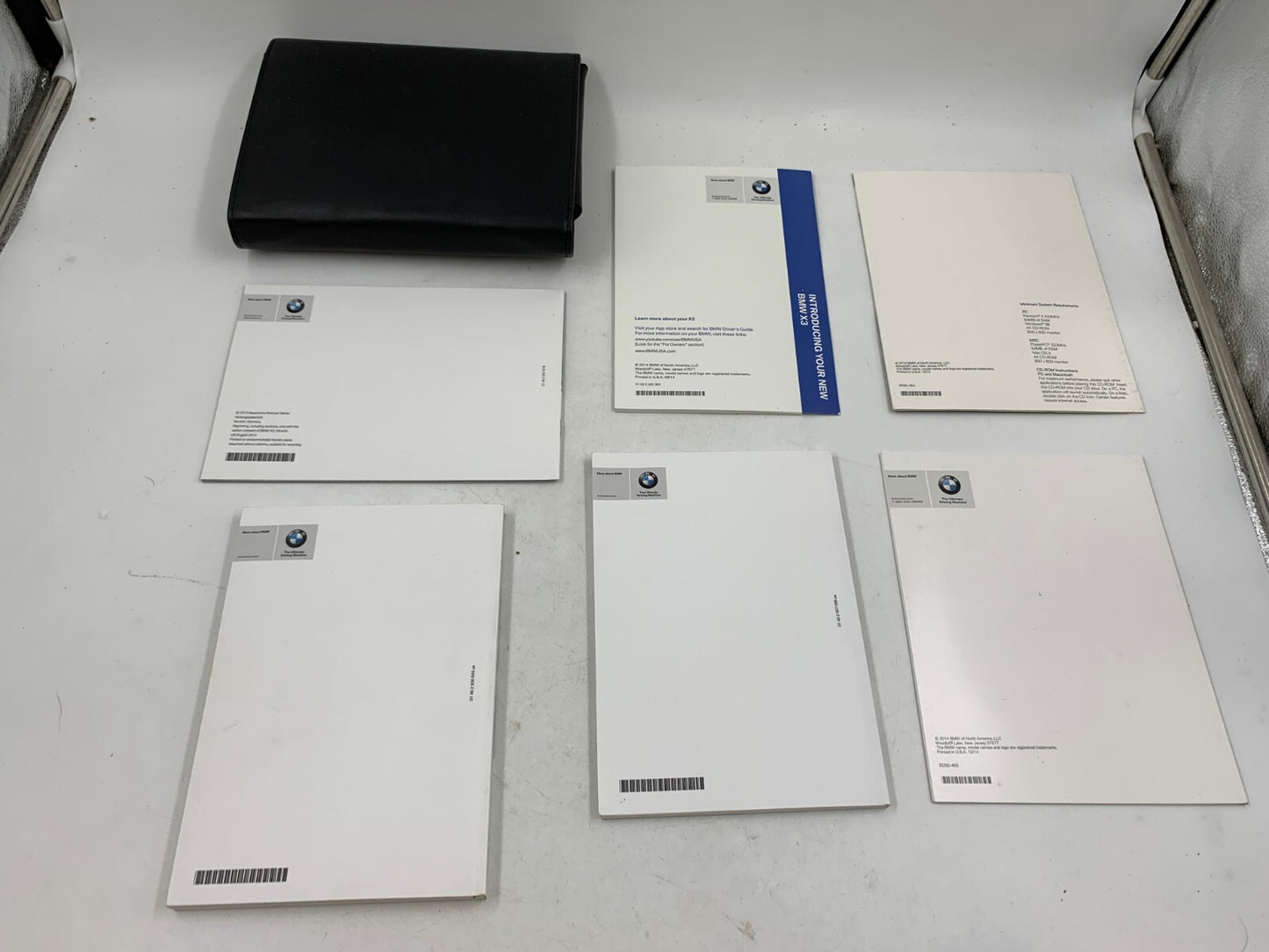 2013 BMW X3 Owners Manual Set with Case OEM C03B50010