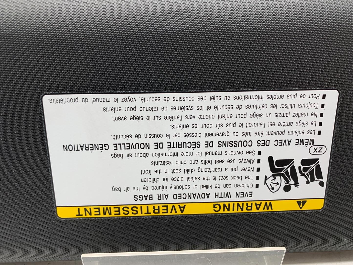 2019-2022 Toyota C-HR CHR Passenger Sun Visor Black Illumination OEM B01B24015