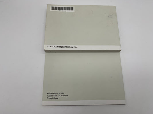 2015 Kia Soul Owners Manual Set OEM B04B36011