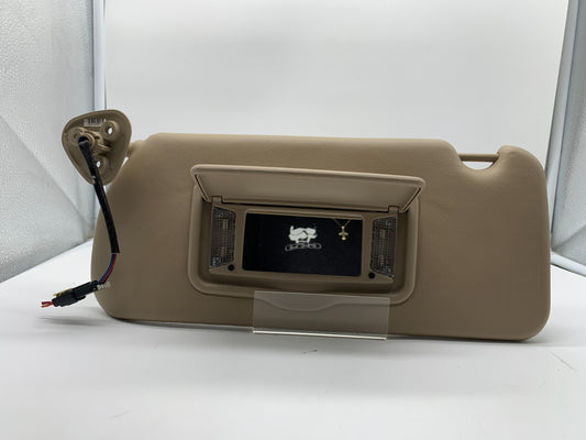 2004-2009 Cadillac SRX Driver Sun Visor Sand Illuminated OEM C03B23001