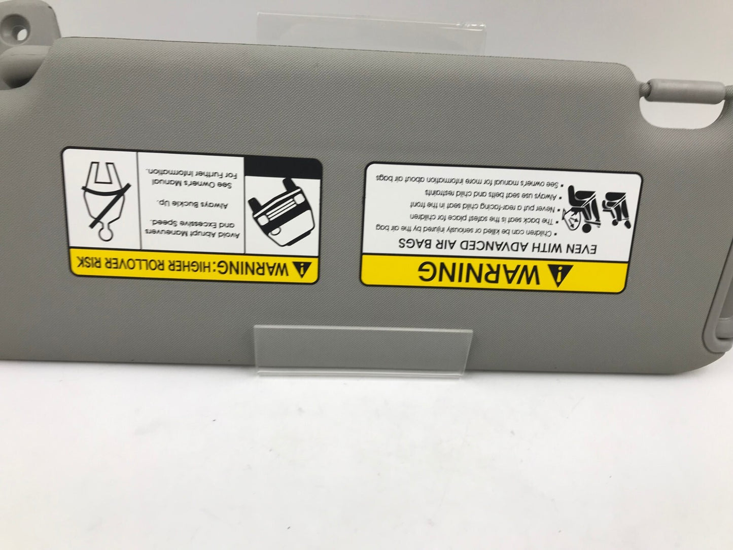 2011-2016 Kia Sportage Passenger Sun Visor Gray OEM E01B46060