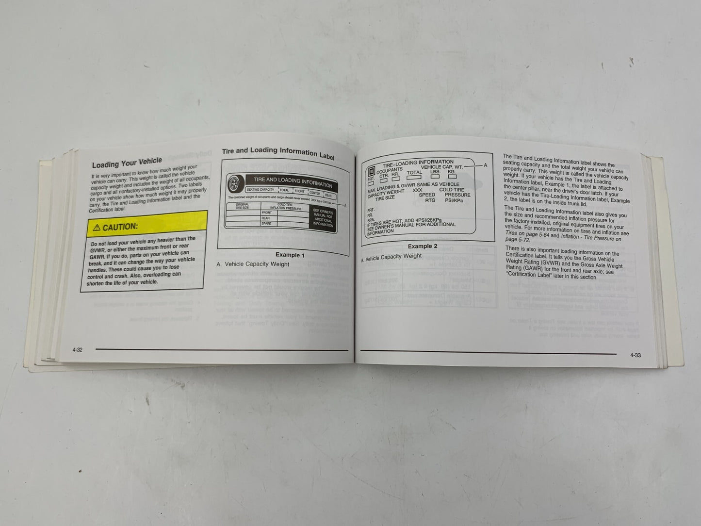 2004 Chevrolet Impala Owners Manual OEM Chevy D01B17056
