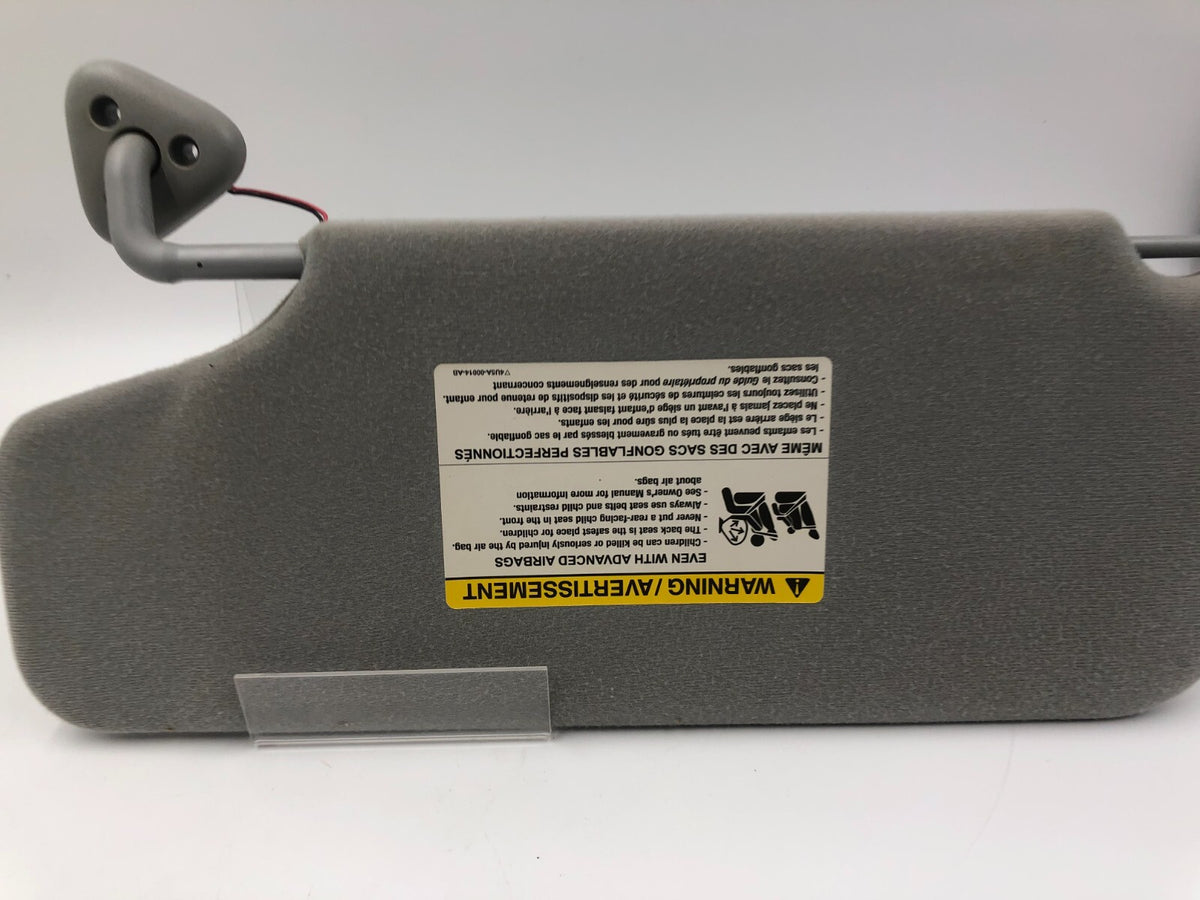 2005-2007 Ford Freestyle Passenger Sun Visor Illuminated Gray OEM B04B31030