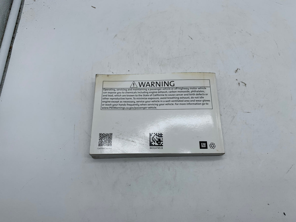 2020 Chevrolet Equinox Owners Manual OEM R01B33022