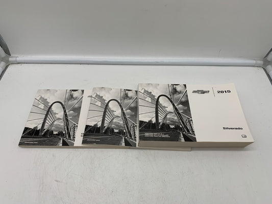 2015 Chevrolet Silverado 1500 2500 Owners Manual Set OEM C01B05005