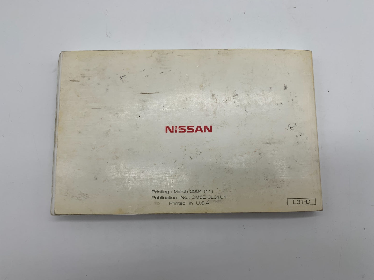 2005 Nissan Altima Owners Manual OEM