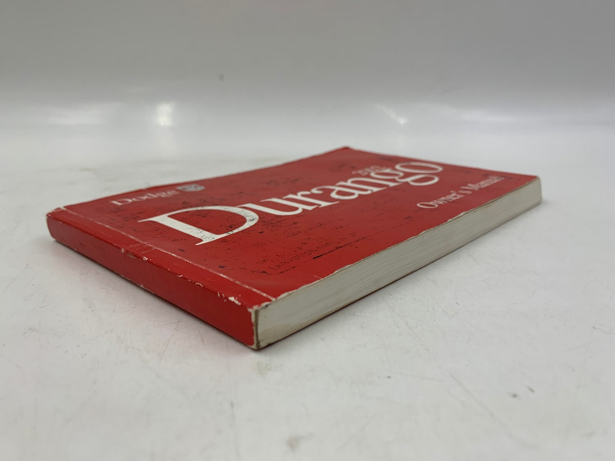 2002 Dodge Durango Owners Manual OEM A01B52034