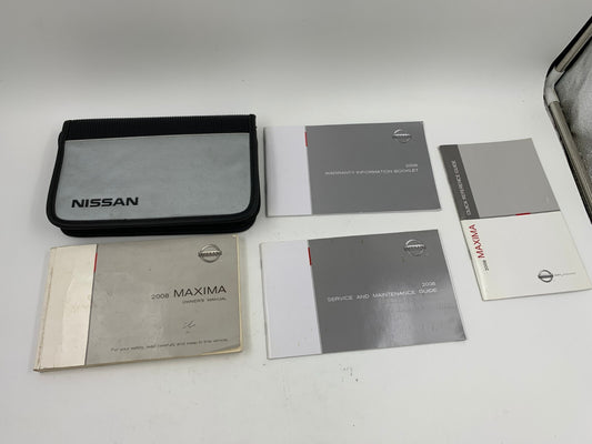 2008 Nissan Maxima Owners Manual Set with Case OEM E02B66011
