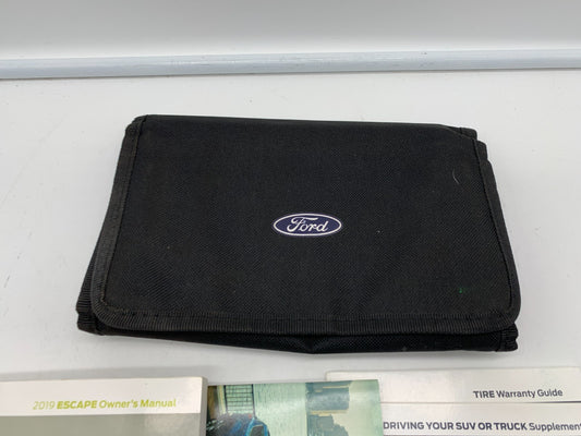 2019 Ford Escape Owners Manual Set with Case OEM C02B14053