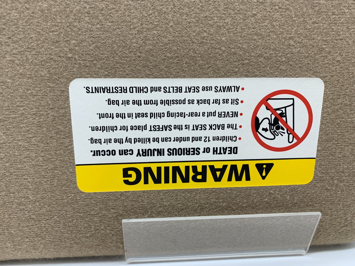 2003-2005 Lincoln Grand Marquis Passenger Sun Visor Gray Illuminated A01B41009