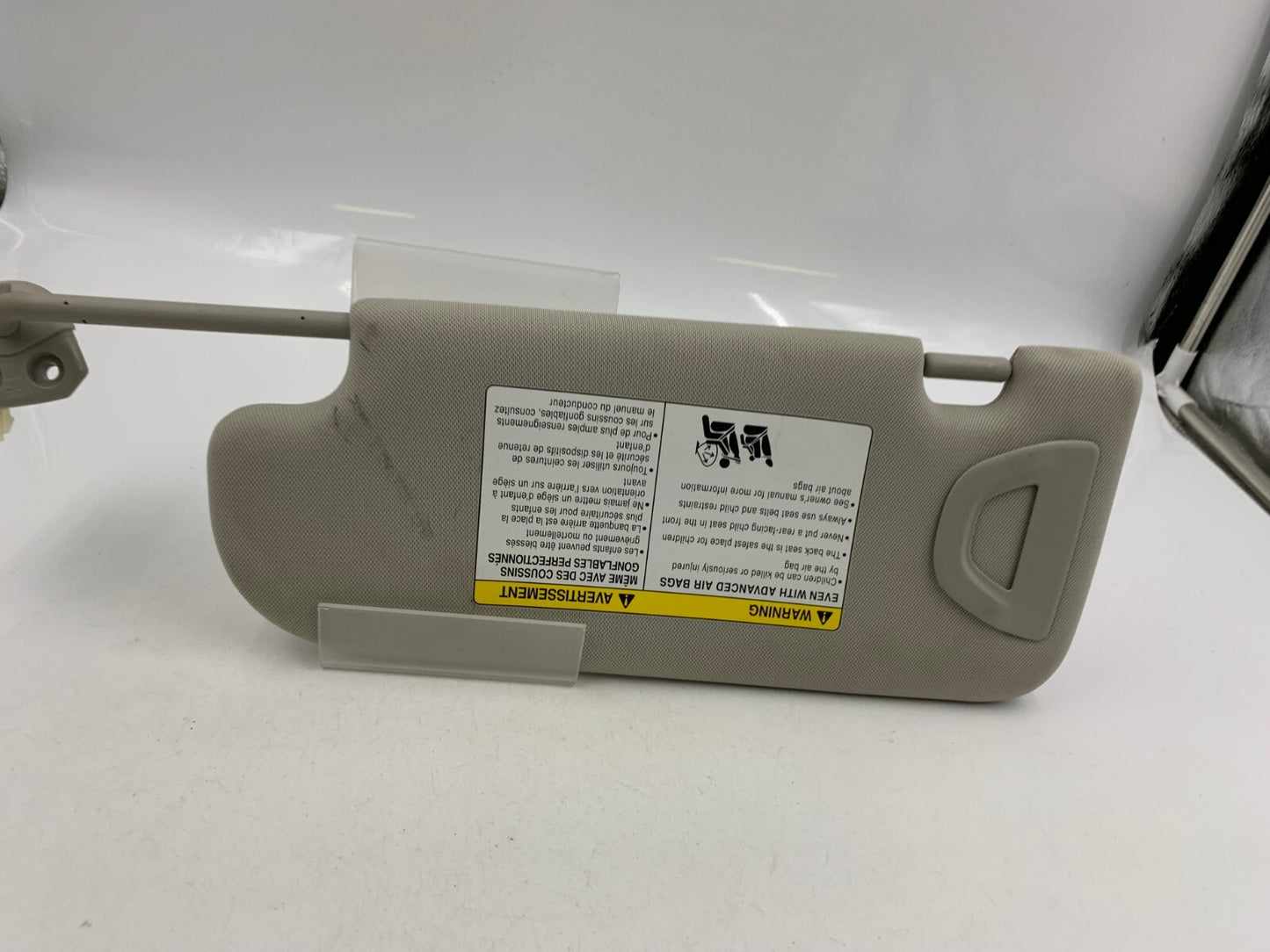 2014-2022 Infiniti Q50 Passenger Sun Visor Gray Illuminated OEM A01B48038