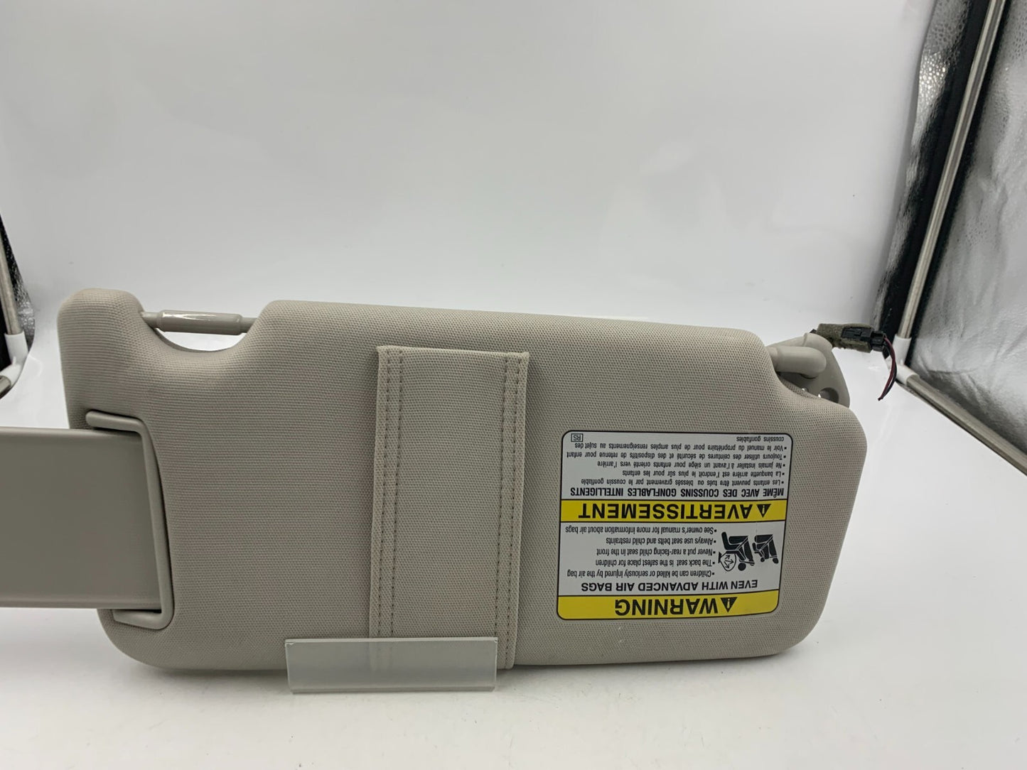 2010-2014 Subaru Legacy Driver Sun Visor Gray Illuminated OEM D01B30082