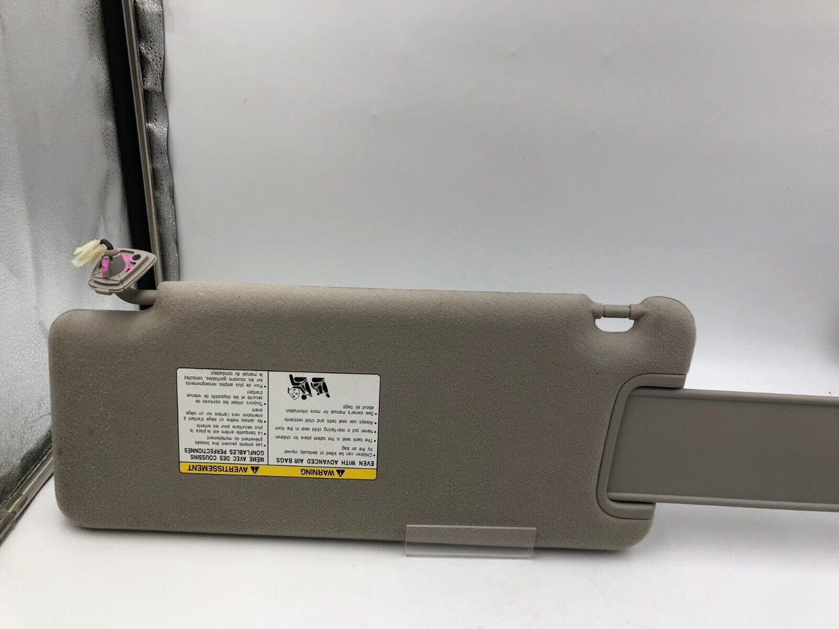 2011-2017 Nissan Quest Passenger Sun Visor Sunvisor Gray Illuminated D03B58003