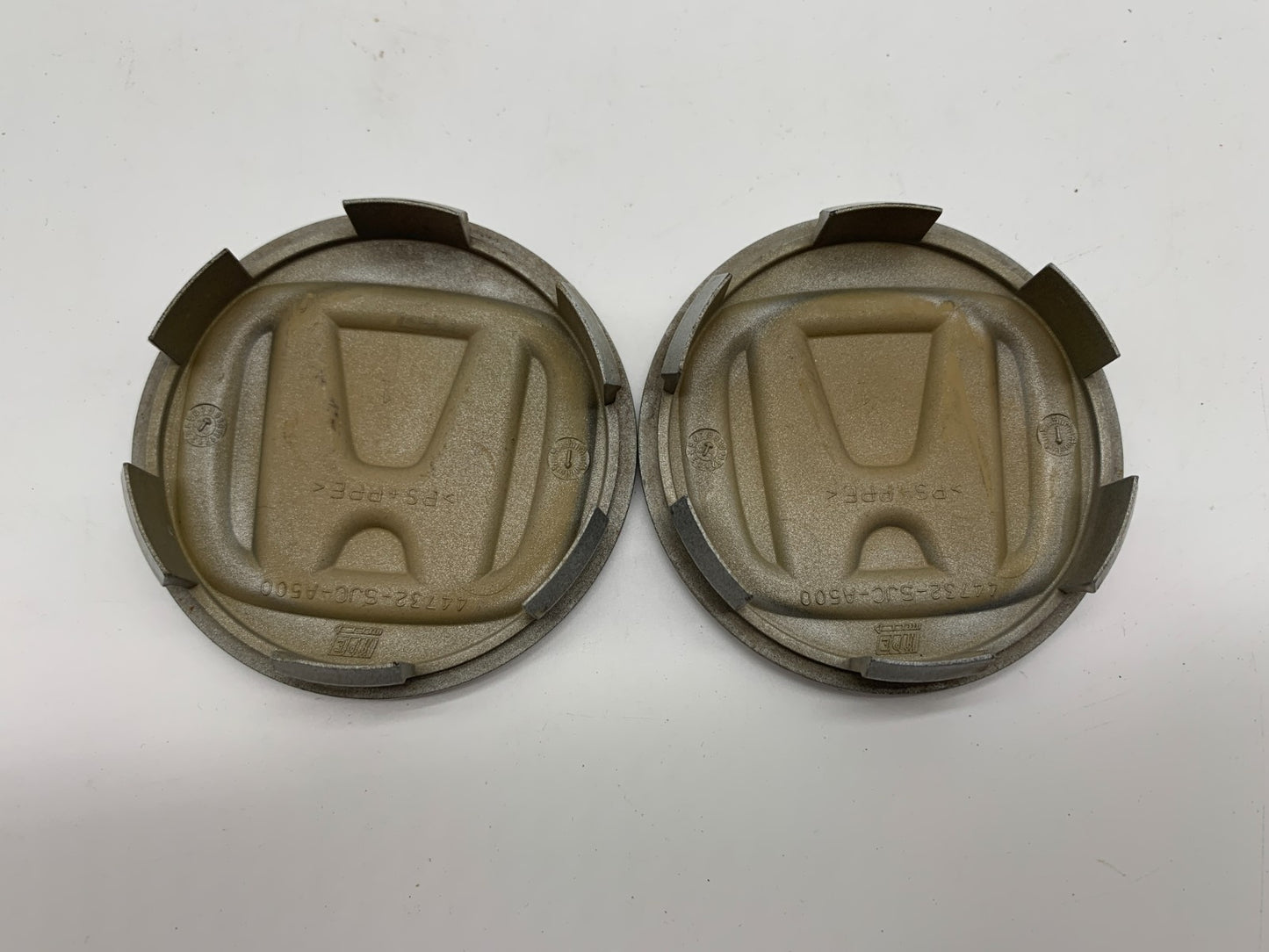 Honda Rim Wheel Center Cap Set Silver OEM B04B49004