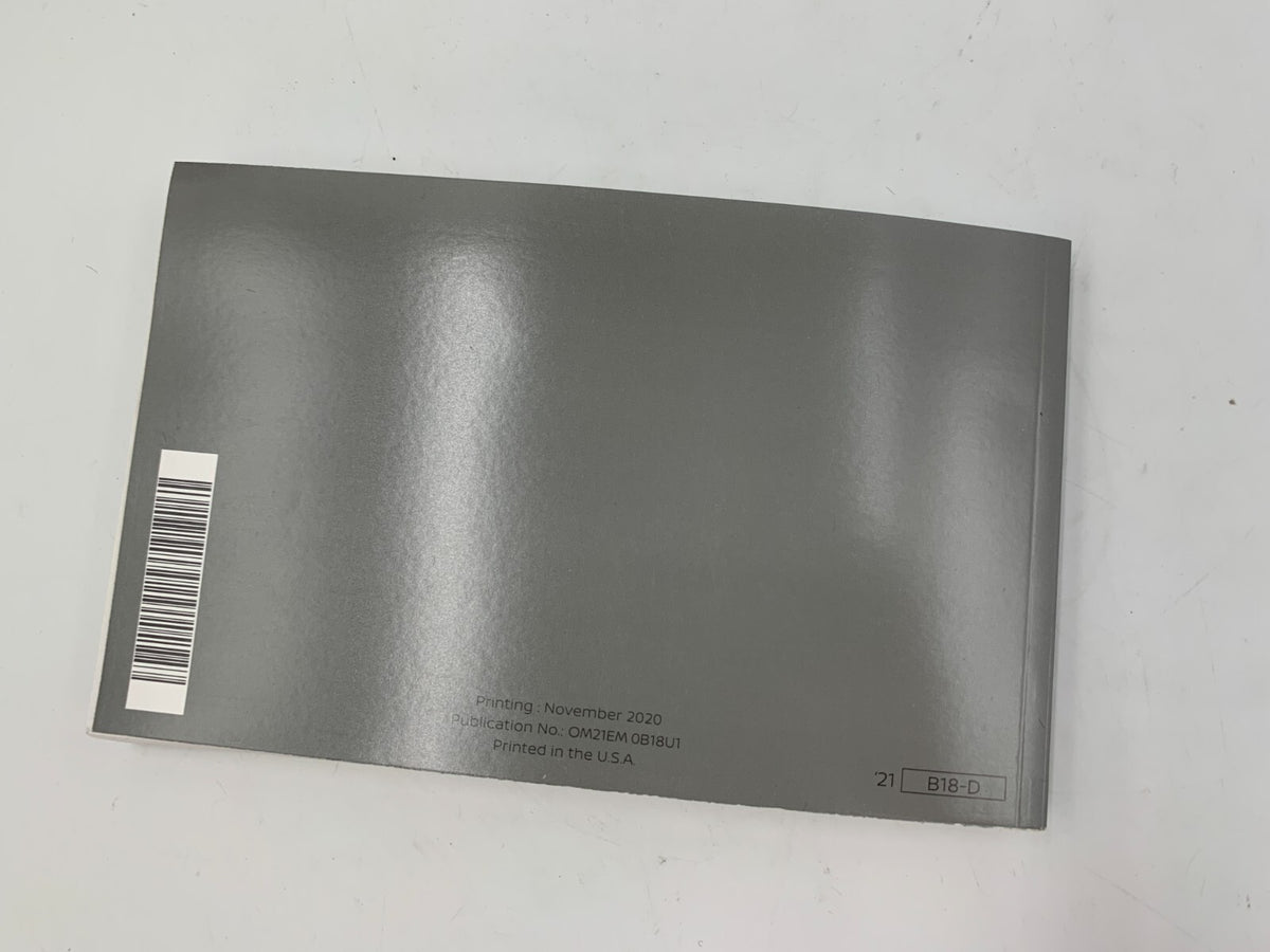 2021 Nissan Sentra Owners Manual Set with Case OEM R01B22003