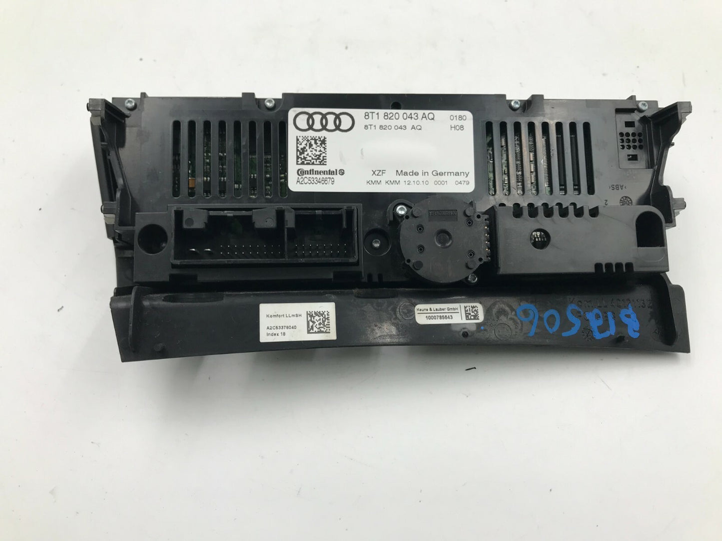 2009-2012 Audi A4 AC Heater Climate Control Unit OEM C01B43045