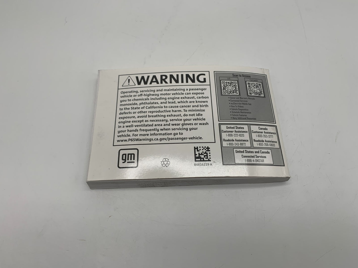 2022 Chevrolet Spark Owners Manual OEM A01B24017