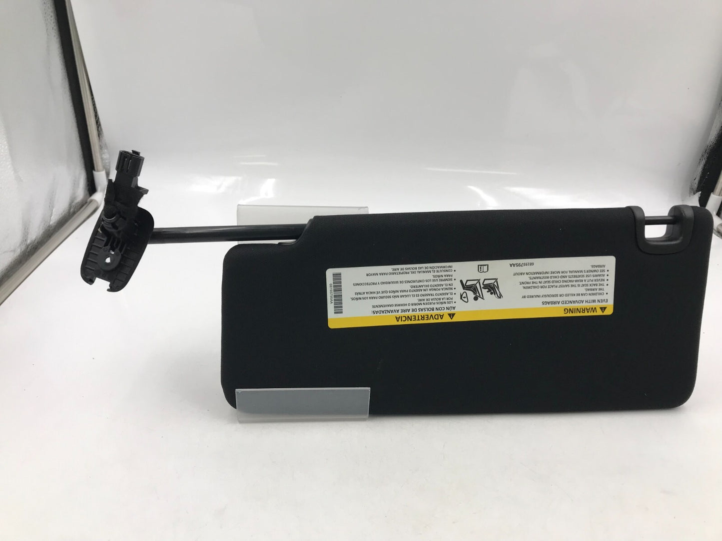 2015 Chrysler 200 Passenger Sun Visor Black Illuminated OEM D02B16082