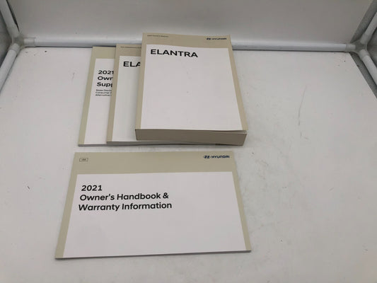 2021 Hyundai Elantra Owners Manual Set OEM R01B44010