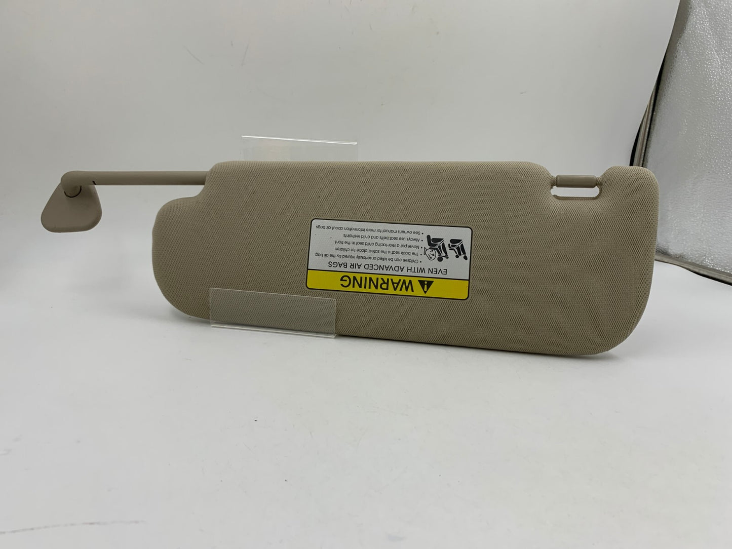 2011-2016 Kia Optima Passenger Sun Visor Beige Illuminated OEM A04B56033