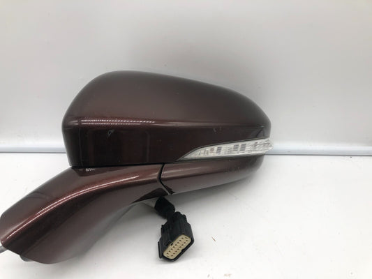 2019-2020 Ford Fusion Driver Side View Power Door Mirror Maroon BSA A02B25029