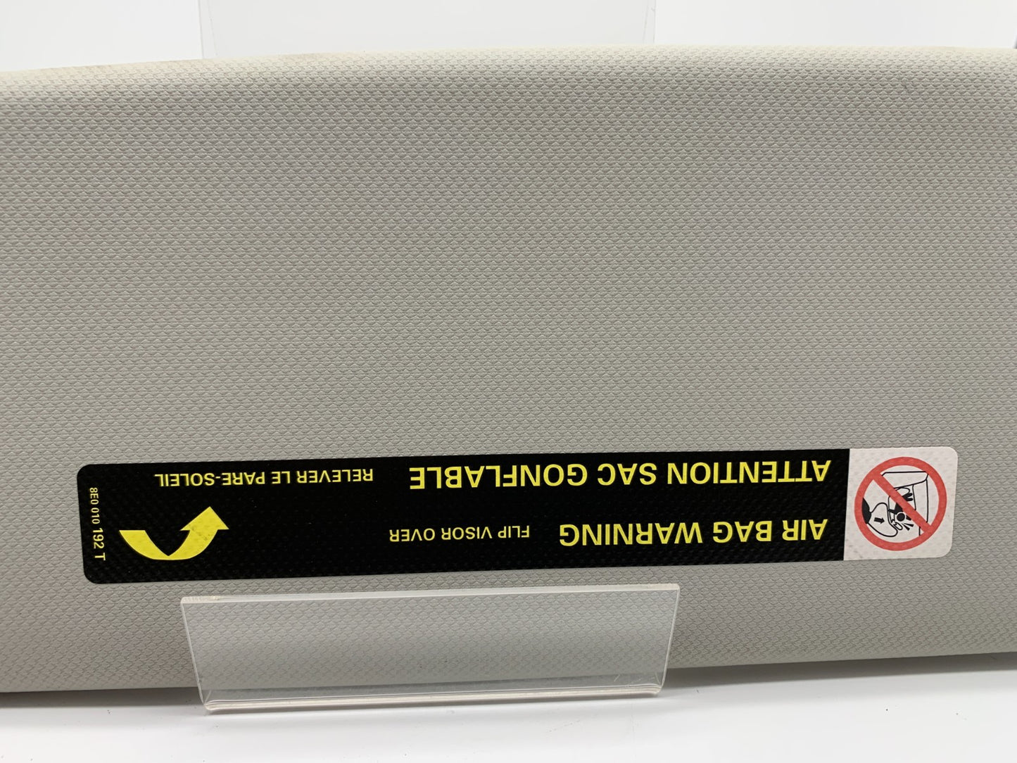 2009-2012 Audi A4 Passenger Sun Visor Gray Illuminated OEM B04B43010