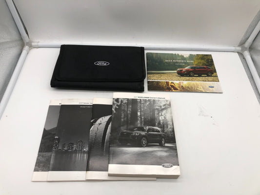 2017 Ford Explorer Owners Manual Set with Case OEM E03B42005