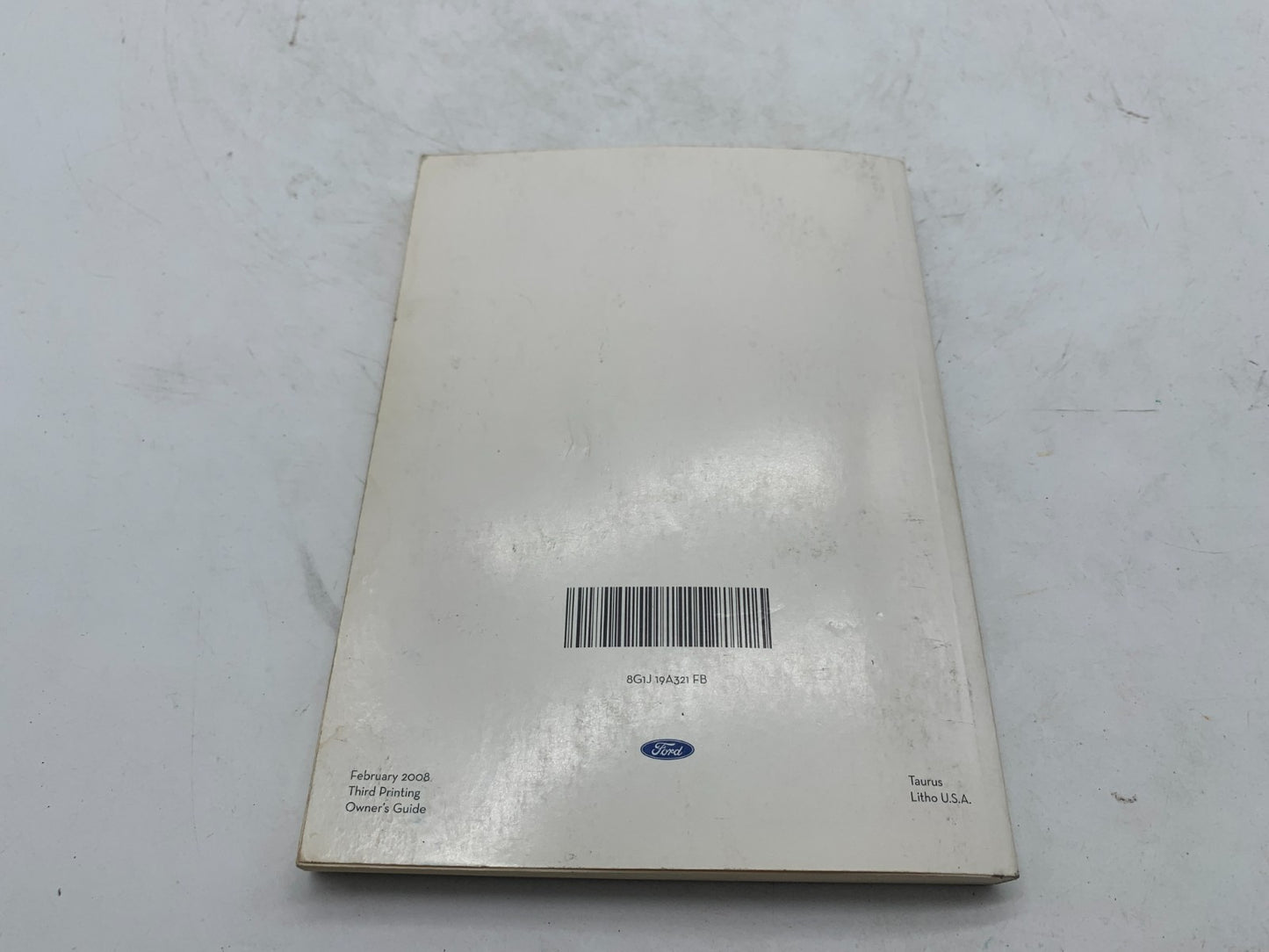 2008 Ford Taurus Owners Manual OEM A03B07008