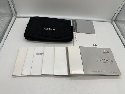 2016 Nissan Rogue Owners Manual Set with Case OEM B01B54038