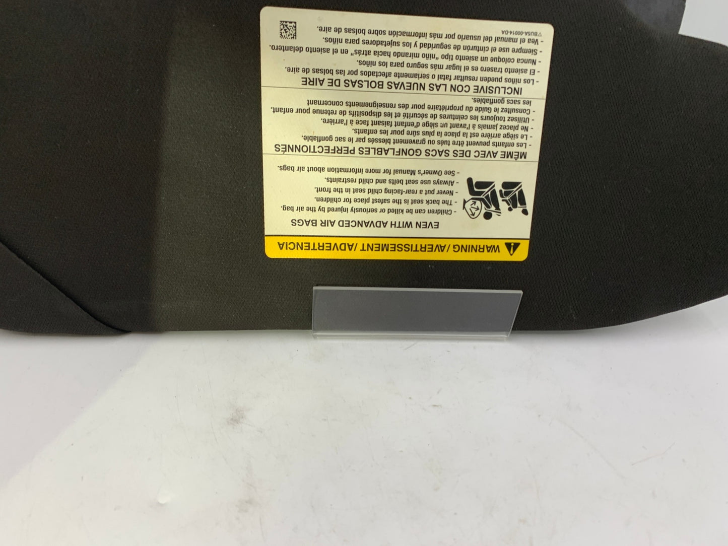 2013-2019 Ford Taurus Driver Sun Visor Black Illuminated OEM C02B65010